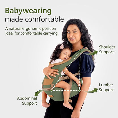 Hip Seat Baby Carrier with 4 Carry Positions